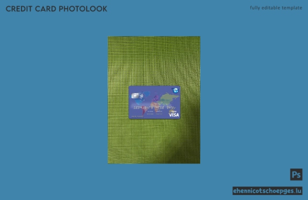 Algerien Externe Bank von Algerien Visa-Karte Photolook Beispielvorschau